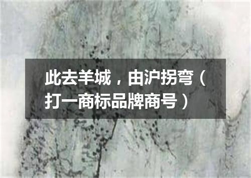 此去羊城，由沪拐弯（打一商标品牌商号）