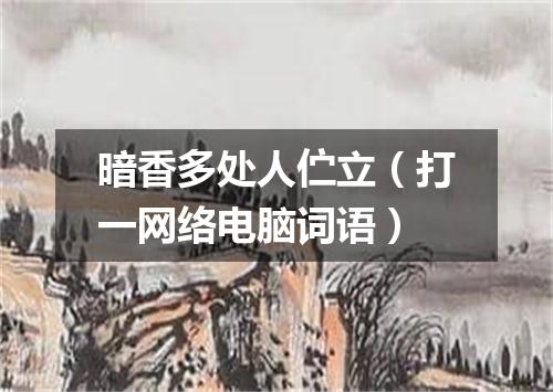 暗香多处人伫立（打一网络电脑词语）