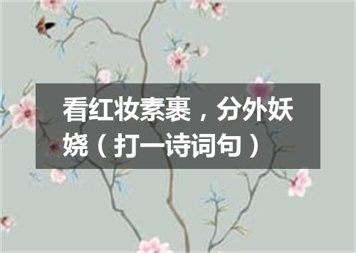 看红妆素裹，分外妖娆（打一诗词句）